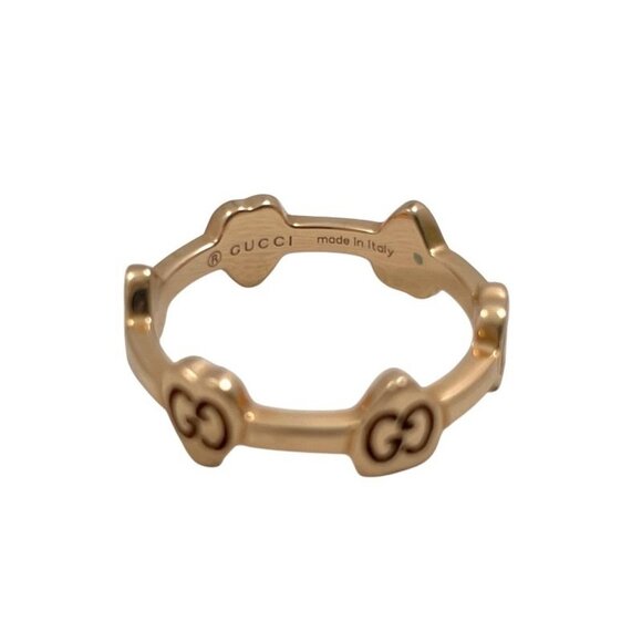 GUCCI 18k Rose Gold Ring - Picture 6 of 9